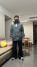 迪卡儂鵝絨羽絨服新品大衣戶(hù)外防水外套火山巖保暖派克工裝服5253901 曬單實(shí)拍圖