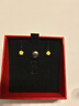 周六福幸運(yùn)四葉草足金999黃金耳釘女 計(jì)價(jià)A0912975 一對(duì) 約0.88g禮物 曬單實(shí)拍圖