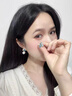 KRISTEN JUDI藍(lán)色耳環(huán)女銀針花朵珍珠流蘇耳釘媽媽耳飾無耳洞蚊香盤耳夾七夕禮 無耳洞耳夾款-送女友老婆閨蜜 浪漫實(shí)用禮物禮盒包裝 曬單實(shí)拍圖