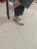 鉑吶苓鞋子女瑪麗珍鞋女復(fù)古圓頭平底淺口單鞋簡約百搭配裙子軟底小白鞋 瑪麗珍單鞋【銀色】 36 曬單實拍圖