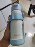 杯具熊（BEDDYBEAR）盛開(kāi)雙飲保溫杯女帶杯套吸管水杯大容量學(xué)生杯子550ML卡哇大耳狗 曬單實(shí)拍圖