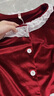 莫代爾2025新款秋冬季金絲絨睡衣女薄絨紅色本命年家居服感女士套裝 2472-可拉紅【金絲絨 不加絨】 XL 曬單實拍圖