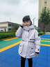波司登（BOSIDENG）25新款羽絨服女童5A抗菌絨極寒連帽冬厚款保暖外套T250242312Q 【趨勢推薦】冰沁紫9EH7 120 /60 約 110-120cm 22kg 曬單實(shí)拍圖