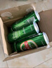 青島啤酒（TsingTao）經(jīng)典青啤酒系列原麥汁濃度10°P大罐加量不加價(jià)聽(tīng)裝整箱啤 550mL 18罐 整箱裝 曬單實(shí)拍圖
