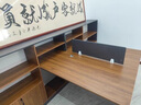 木本詩(shī)辦公桌椅組合簡(jiǎn)約現(xiàn)代職員桌工位屏風(fēng)隔斷卡位電腦桌辦公家具財(cái)務(wù) T型2人左右柜140*280*110cm 組裝(自行安裝) 曬單實(shí)拍圖