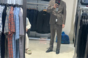 羅蒙（ROMON）西服套裝男英倫風(fēng)雙排扣商務(wù)休閑西裝三件套新郎結(jié)婚禮服小西服男 黑色三件套 (西裝+馬甲+褲子) 52/XL碼 送胸針+口袋巾 曬單實(shí)拍圖