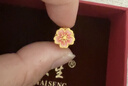 周大生x旺仔牛奶糖聯(lián)名黃金琺瑯轉運珠桃花足金手鏈生日禮物送女友 愛(ài)情旋學(xué)轉運珠-0.80g-【不配繩,介意慎拍】 【單轉運珠-無(wú)贈品,介意慎拍】 曬單實(shí)拍圖