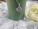 紀希哲 GICICE紫水晶四葉草項鏈女手鏈2025新款水晶吊墜鎖骨鏈女生日禮物送女友 紫水晶四葉草項鏈 【專(zhuān)柜定制品牌禮盒】 曬單實(shí)拍圖