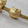 周生生HelloKitty黃金轉運珠三麗鷗足金mini版少女心組合單顆 Hello Kitty92830C 曬單實(shí)拍圖