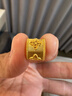 周大福陳星旭同款金絲織錦四葉草黃金吊墜(工費(fèi)520)約4.95g EOF1713 曬單實(shí)拍圖