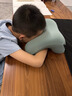 小學(xué)生午睡枕兒童初高中生教室午休枕成人辦公室趴睡神器記憶棉 吸濕祛味竹炭款【淺豆綠】贈收納袋眼罩耳塞 曬單實(shí)拍圖