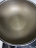 KIWICOO德國有鈦無涂層不粘鍋炒鍋家用不銹鋼平底炒菜鍋電磁爐燃?xì)庠顚Ｓ?鈦金不銹鋼炒鍋 30cm 曬單實(shí)拍圖