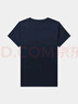 哈吉斯（HAZZYS）女裝 夏款女士大狗圖案圓領(lǐng)T恤衫女ASTSE0BBE52 藏青色NV L (165/88A 40) 曬單實(shí)拍圖