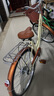 鳳凰（PHOENIX）上海鳳凰自行車(chē)成人女士老年人式2025新款輕便通勤代步實(shí)心胎單車(chē) 密封全軸承【特厚鋁合金輪】櫻花黃 26寸充氣胎【身高1.55-1.85米】 曬單實(shí)拍圖