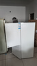 海爾（Haier）178升小冰箱冰箱雙開(kāi)門(mén)小戶(hù)型客廳租房辦公室家用冰箱小型節能省電迷你可冷藏冷凍BCD-178LH 曬單實(shí)拍圖