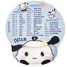宜適酷（EXCO）小白狗快捷鍵鼠標(biāo)墊護(hù)腕大號辦公游戲手腕托可愛卡通動漫男筆記本電腦鍵盤墊厚硅膠枕0195 曬單實拍圖