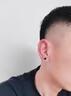 BJYL耳釘男高級感男士耳環(huán)個(gè)性黑色養耳洞網(wǎng)紅耳飾2025新款潮男痞帥氣 四季套裝 曬單實(shí)拍圖