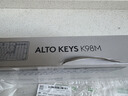 羅技（Logitech）ALTO KEYS K98M 琥珀系列 AI客制化無(wú)線(xiàn)機械鍵盤(pán) 熱插拔大理石軸 白色 曬單實(shí)拍圖
