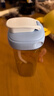 HEGEN海格恩吸管杯兒童水杯學(xué)飲杯奶瓶1-3-6歲直飲吸管嬰兒寶寶牛奶杯 【熱銷(xiāo)TOP】 330ml 吸管杯-莫蘭迪藍 曬單實(shí)拍圖
