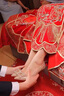 OLJ奢侈高端品牌女鞋婚鞋水晶高跟鞋2025最新款不累腳氣質(zhì)時(shí)尚單鞋 金色4.5cm 37 曬單實(shí)拍圖