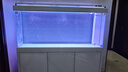 森森（SUNSUN）新款超白魚(yú)缸客廳玻璃大型水族箱智能觸控家用免換水底濾缸 超白1.5米35寬 無(wú)極變光+新式底濾 烤漆白 曬單實(shí)拍圖