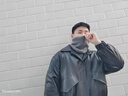 回力套頭圍脖男女秋冬保暖防寒圍巾戶(hù)外騎行防風(fēng)加絨加厚護頸脖套灰色 曬單實(shí)拍圖