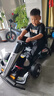杜莎菲尼兒童漂移卡丁車(chē)雙驅電動(dòng)車(chē)3-12歲米國隊長(cháng)遙控充電可坐人生日禮物 烤漆灰色+精品頭盔護具 曬單實(shí)拍圖