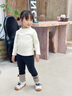 班喜迪女童打底褲秋冬款2025新款洋氣寶寶休閑長(cháng)褲童裝兒童加絨褲子冬裝 絨深灰 90 曬單實(shí)拍圖