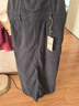 無(wú)印良品（MUJI）女式 燈芯絨 背帶裙中長(cháng)款連衣裙半身裙女秋款裙子美拉德BE10CC3A 深灰色 XL （165/74A） 曬單實(shí)拍圖