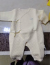 歡喜小熊 0-6個(gè)月新生嬰兒衣服秋冬三層保暖衣冬裝初生寶寶夾棉連體衣 暖杏 59cm (建議0-3個(gè)月身高52-59cm) 曬單實(shí)拍圖