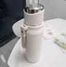 物生物（RELEA）保溫杯男全鋼316L不銹鋼茶杯戶外車載大容量水杯女吸管杯七夕禮物 曬單實(shí)拍圖
