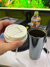 麥卡倫純鈦保溫杯咖啡吸管杯子高顏值水杯生日禮物送對象（特價福利款） 鉆石藍550ml 曬單實拍圖