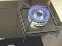 美的（Midea）【國(guó)家補(bǔ)貼換新立減20%】燃?xì)庠铍p灶家用5.0KW大火力黑晶寬面板臺(tái)嵌兩用雙灶 天然氣灶Q330 曬單實(shí)拍圖