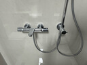 漢斯格雅（Hansgrohe）雙飛雨240恒溫帶下出水分體式浴室淋浴管圓頂噴普通花灑套裝 曬單實(shí)拍圖