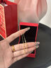 中國黃金（CHINA GOLD）18K金耳釘女2026新款耳飾圓珠流蘇情人節生日情人節禮物送女朋友 18K金流蘇耳線(xiàn)約0.5g【一對】 曬單實(shí)拍圖