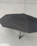 雨傘手動(dòng)遮陽(yáng)傘三折折疊黑膠防曬遮陽(yáng)晴雨兩用傘 【手動(dòng)8骨】黑色UV 曬單實(shí)拍圖