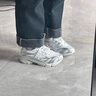 adidas「光波鞋」TEMPER RUN 2經(jīng)典復古網(wǎng)面老爹鞋阿迪達斯三葉草 漢玉白/金屬銀/乳白色   39 曬單實(shí)拍圖