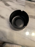 宮薰  煙灰缸金屬不銹鋼家用客廳創(chuàng)意茶幾裝飾擺件 磨砂黑8cm 曬單實拍圖