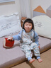 威爾貝魯（WELLBER）恒溫睡袋嬰幼兒1-3歲竹棉睡衣秋冬兒童寶寶防踢被子薄夾棉 夢境L 曬單實(shí)拍圖