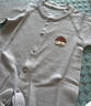 婧麒（JOYNCLEON）新生嬰兒衣服夏季連體衣純棉爬服哈衣寶寶春秋居家衣服四季童裝 小房子蒼綠 66cm 【3-6個月，體重6.8-8.9kg】 曬單實拍圖