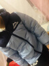 雪中飛【雙面穿】兒童羽絨服冬新款男女童保暖加厚面包服外套 新霧藍 140 曬單實拍圖