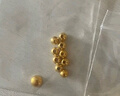 喜上眉梢足金999轉運珠3D硬金拋光面珠磨砂路路通DIY配飾散珠送禮女 4mm古法【約0.75g】多顆重版 曬單實(shí)拍圖
