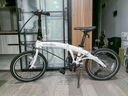 大行（DAHON）P10折疊自行車20英寸10速鋁合金男女運(yùn)動(dòng)通勤V剎折疊車PAA003 漸變白 曬單實(shí)拍圖