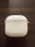 品勝 適用AirPods4保護套 AirPods四代保護殼通用降噪版蘋(píng)果耳機保護套透明軟殼防摔防刮 含掛繩 曬單實(shí)拍圖