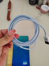 能適Type-C數(shù)據(jù)線100W快充6A充電線適用華為nova系列小米vivo榮耀oppo手機(jī)typec加長(zhǎng)編織1.5米藍(lán) 曬單實(shí)拍圖