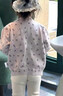 班喜迪女童毛衣針織衫春秋款2025新款洋氣秋裝寶寶開(kāi)衫外套秋季兒童衣服 紫色 80 曬單實(shí)拍圖