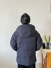 波司登2025新款羽絨服男女同款情侶短款90絨七夕禮物冬季外套B250245550 藏青釉5A81 M 165/88A 體重約110-120斤 曬單實(shí)拍圖