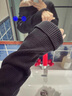 UR秋季新款女裝時(shí)髦高街休閑斜肩領(lǐng)寬松長(zhǎng)袖T恤UWJ440129 曬單實(shí)拍圖