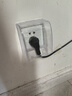 國際電工86型自粘貼加高加大插座防水罩防濺盒智能馬桶插座防水盒保護蓋套 86型加高防水盒【透明】 曬單實(shí)拍圖