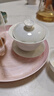 一品工坊潮州工夫茶具骨瓷蓋碗單個(gè)高檔薄胎三才泡茶碗大號(hào)不燙手陶瓷蓋碗 婉儀蓋碗-中號(hào) 曬單實(shí)拍圖